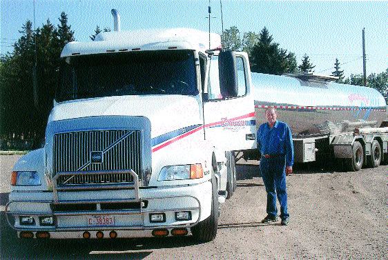 STILL TRUCKIN': O/O of the Year Irvin Duncan still hauls for Chinook Carriers.