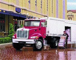 CLASSIC LOOK: Peterbilt's 335 model went into production in May, 2004 and company officials say it is a newer version of the old classic Pete.