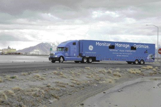 ROAD SHOW: GE's mobile demonstration unit is on tour across North America.