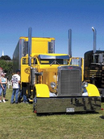 ...AND OUT: Silvo Ostronic entered this Peterbilt beauty in the Show & Shine.Photo by Adam Ledlow