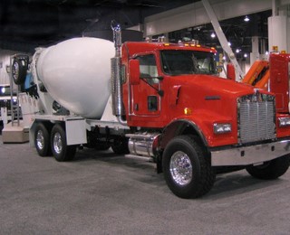 Kenworth's W900S mixer can now be spec'd with an extended day cab.
