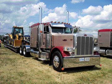 DOUBLE WINNERZ: Zeitranz Trucking of Peterborough, Ont. took a third place finish in the Best Light Show - Fleet category, while one of its drivers, Jim Towers, captured first place with his 2004 Peterbilt in the Best Tractor-Trailer Combination for Company Working Class Trucks category.