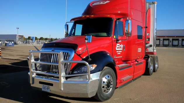 This International ProStar with the MaxxForce 13 engine and Allison TC10 is one of only about 30 in Canada.