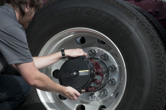 Aperia has teamed with Velociti to simplify installation of its tire inflation system.