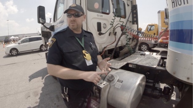 MTO transport enforcement officer Chad King walks us through a pre-trip inspection.