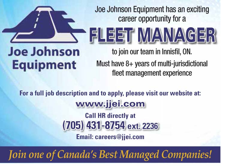 Joe Johnson Equipment Truck News