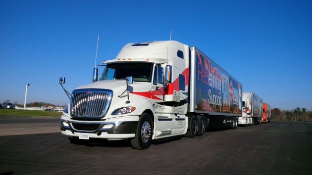We drove this International ProStar with 2017 ISX15 engine and SmartAdvantage powertrain.
