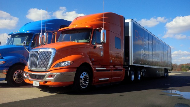 This ProStar featured the new SmartAdvantage direct drive powertrain.