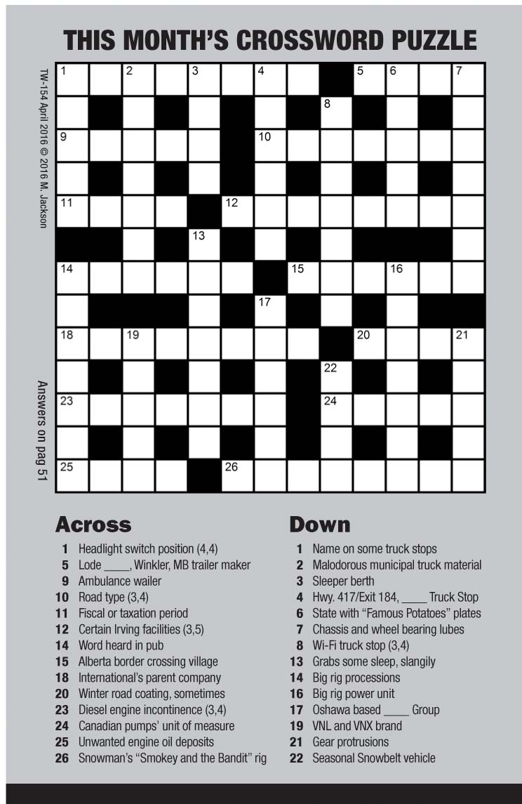Apr16 Crossword Puzzle.