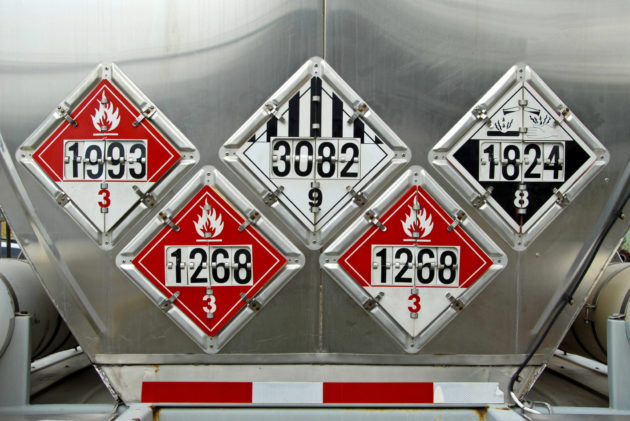 Hazardous materials tanker