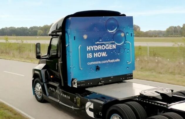 Cummins hydrogen truck