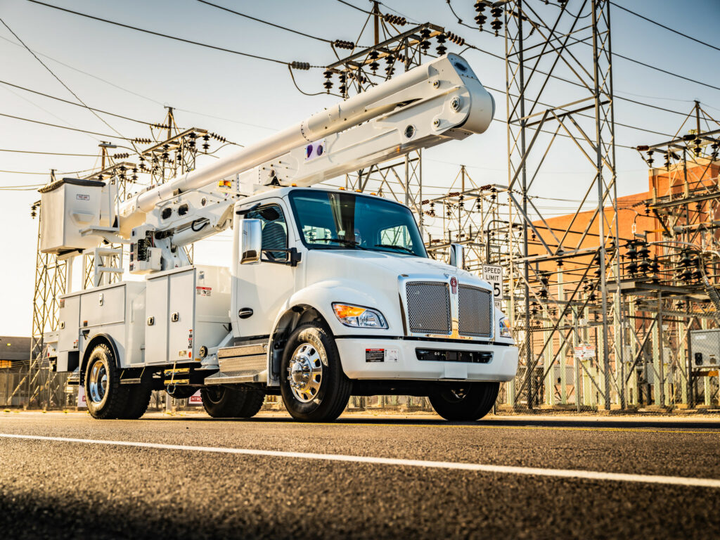 Picture of Kenworth utility truck