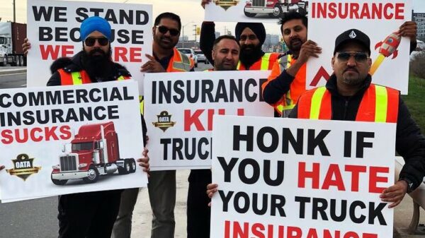 truck insurance protests
