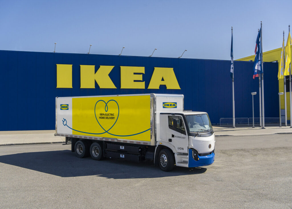Ikea electric trucks