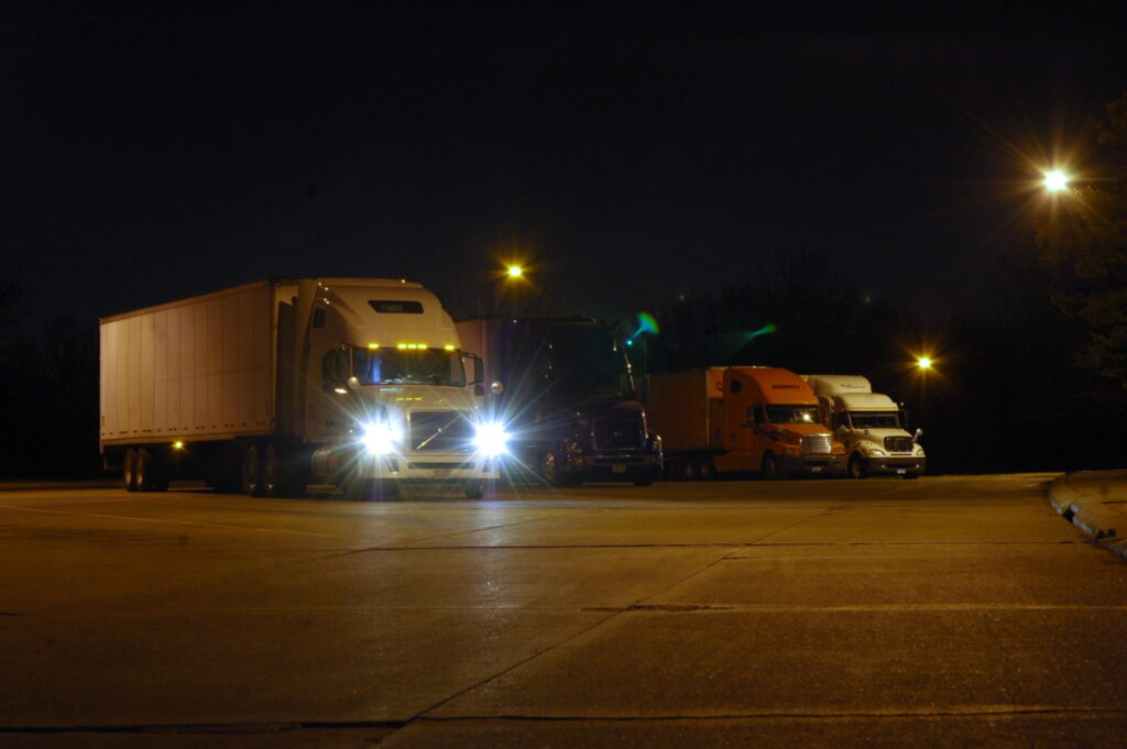 night truck parking