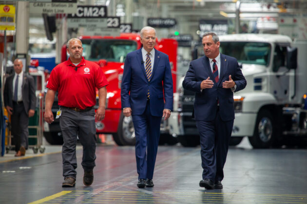 President Biden at Mack Trucks