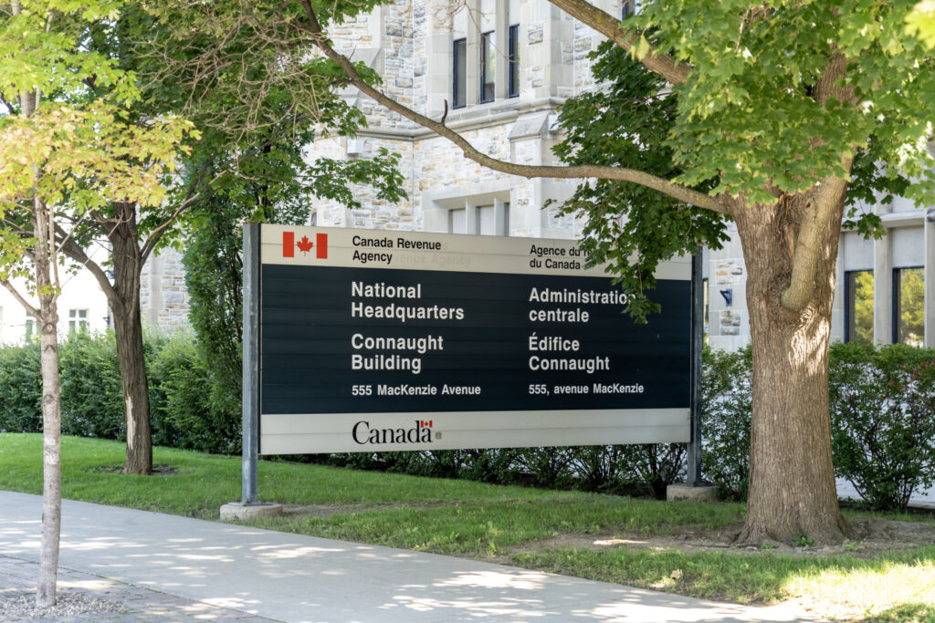 Picture of Canada Revenue Agency national headquarters.
