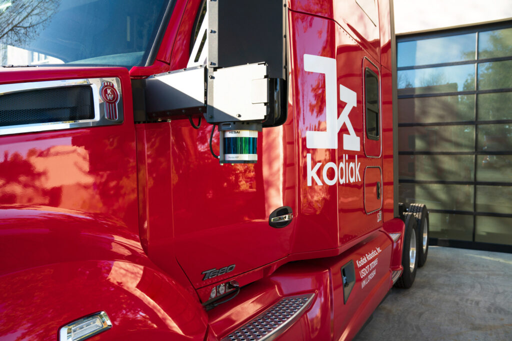 A Kodiak autonomous truck