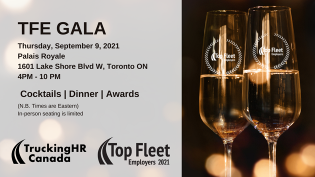 Ad for Top Fleet Employers gala