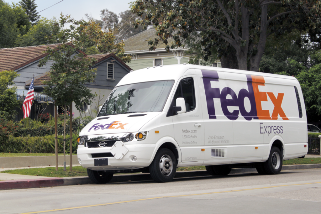 FedEx electric van