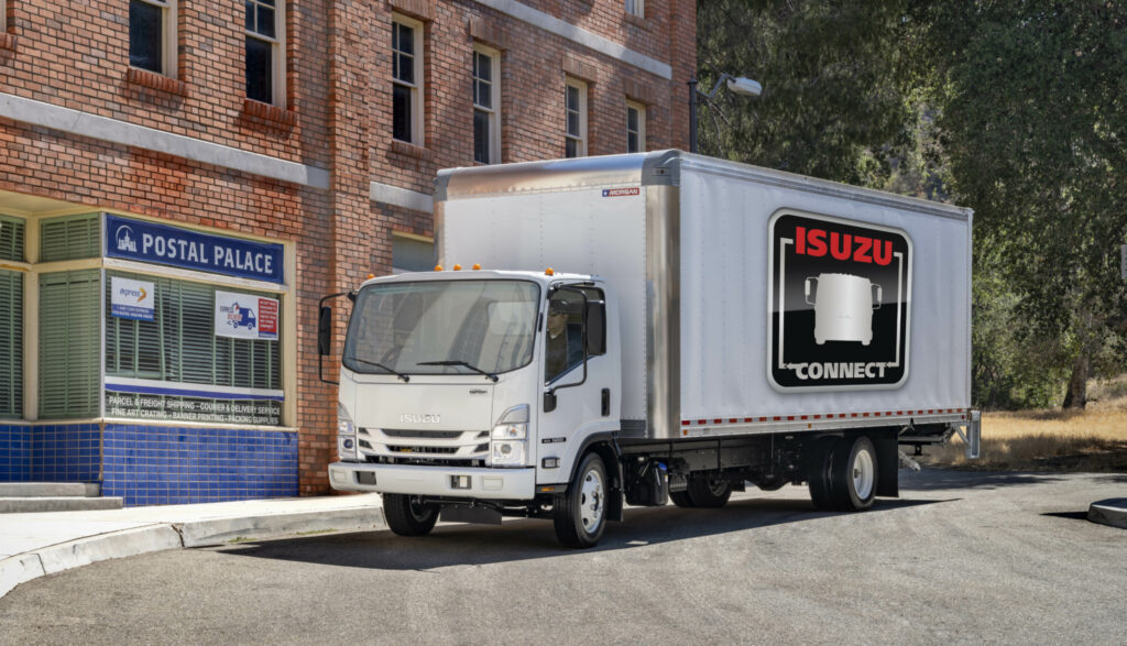 Showing Isuzu Connect box truck