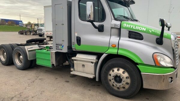 Hyliion natural gas truck