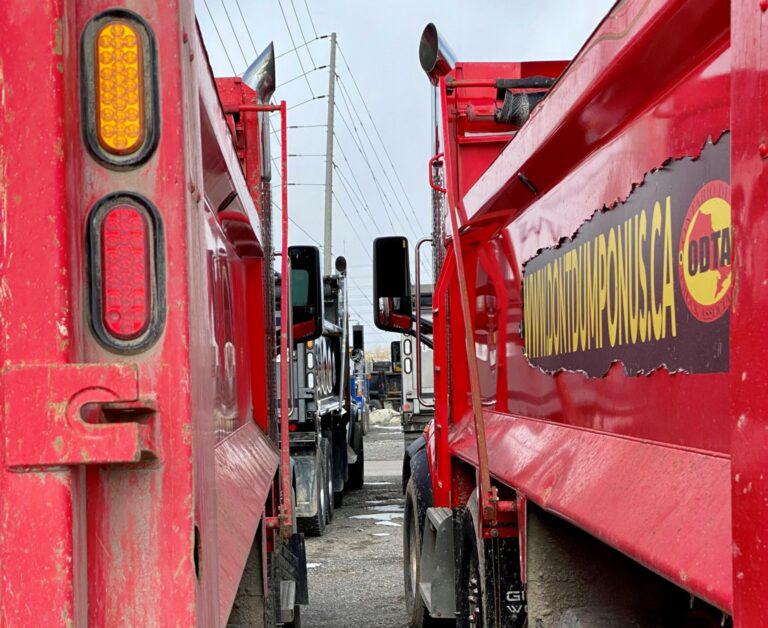 Ontario dump trucks