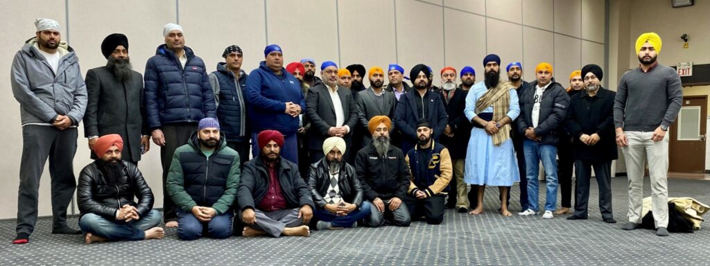 Meeting of South Asian trucking group members