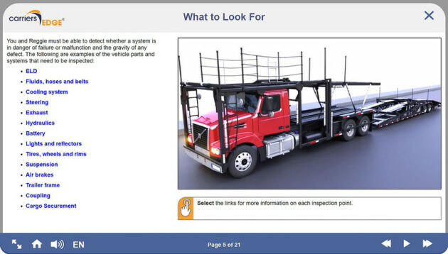 auto hauler training material