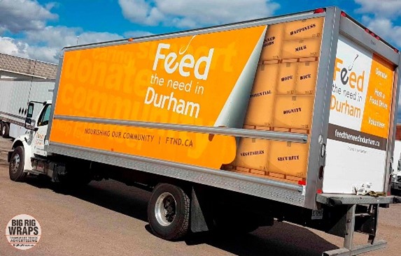 Picture of a Feed the Need in Durham truck