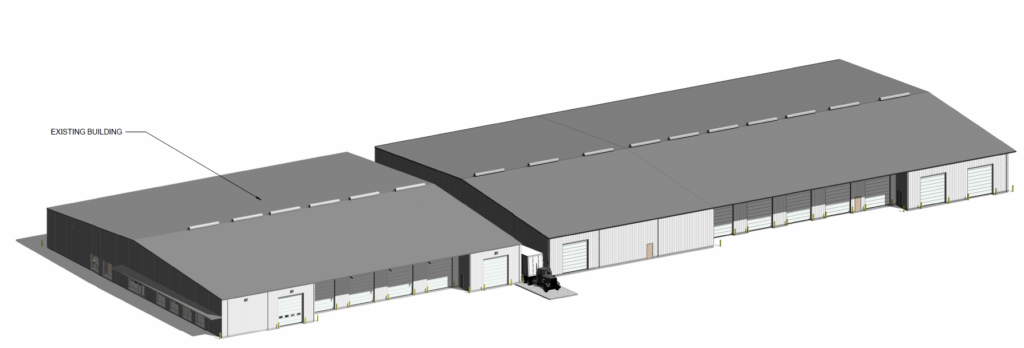 Rendering of Fontaine Modification's Laredo facility expansion