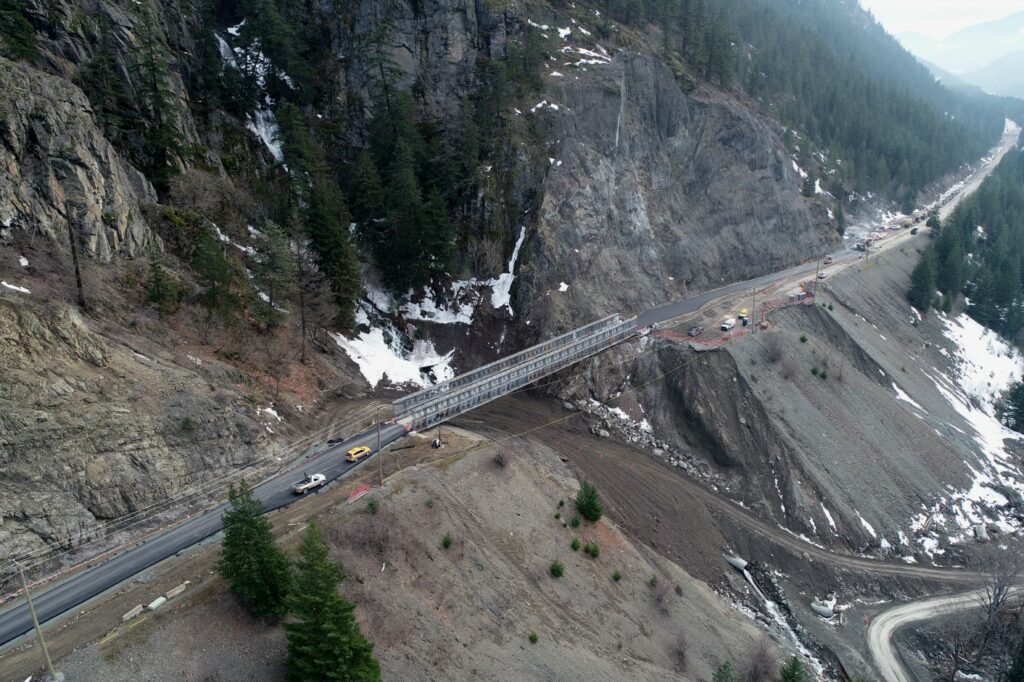 Picture of Highway 1 in B.C.