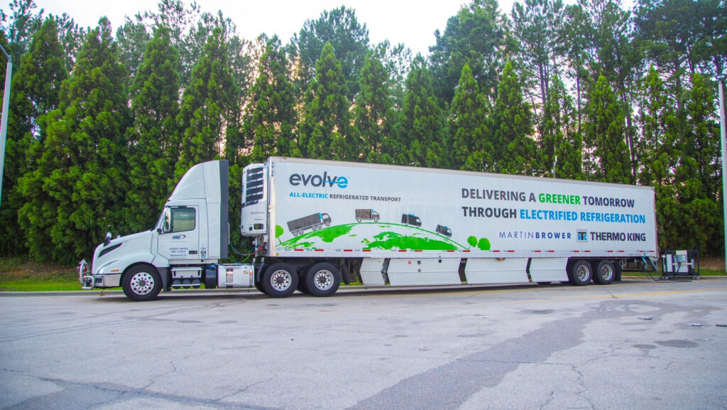 Thermo King's electric trailer evolve
