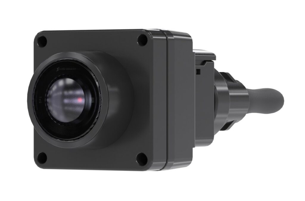 Picture of a rear-view trailer camera