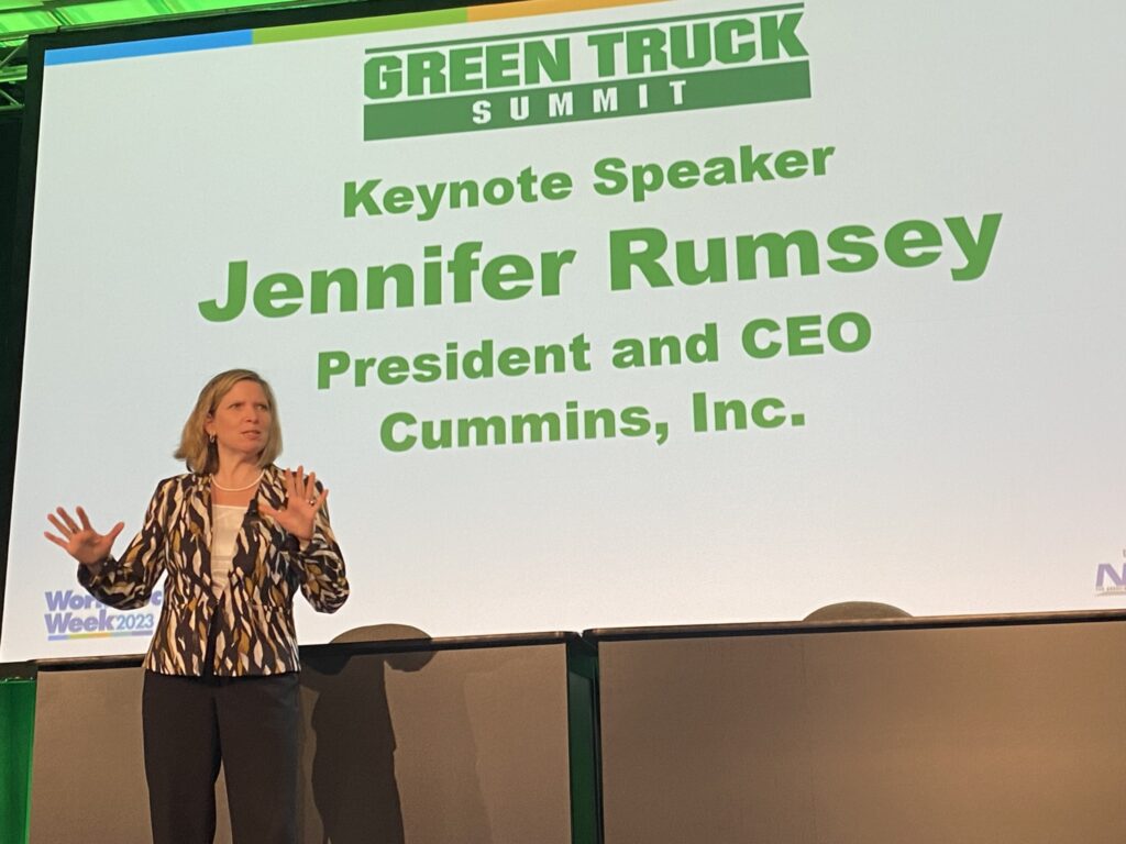 Cummins CEO and president Jennifer Rumsey