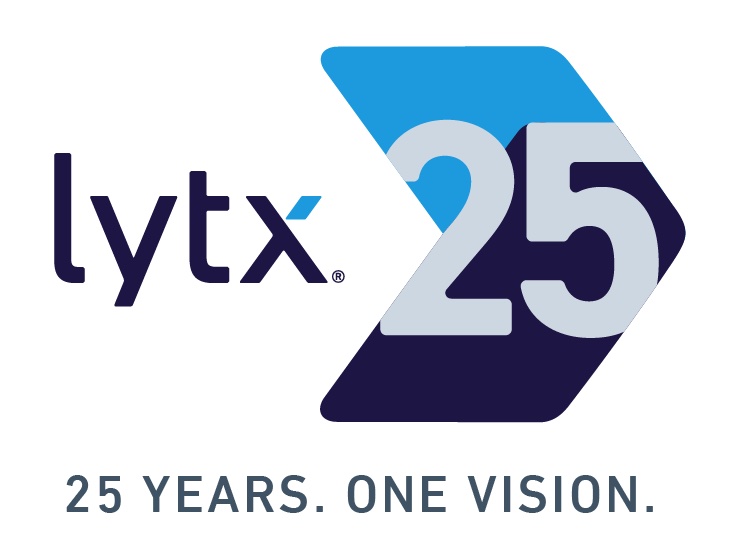 Picture of Lytx's 25th anniversary logo