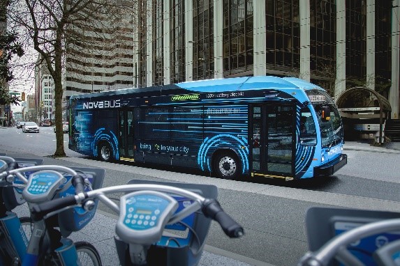 Picture of a Nova Bus