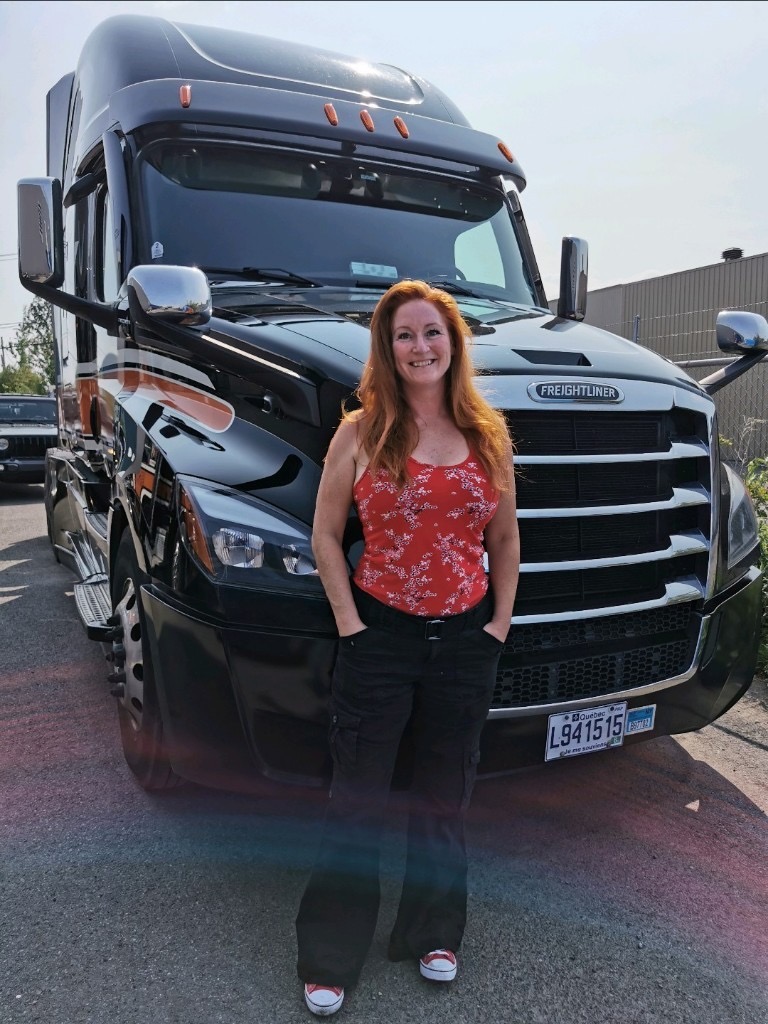 truck driver Éliane Plamondon