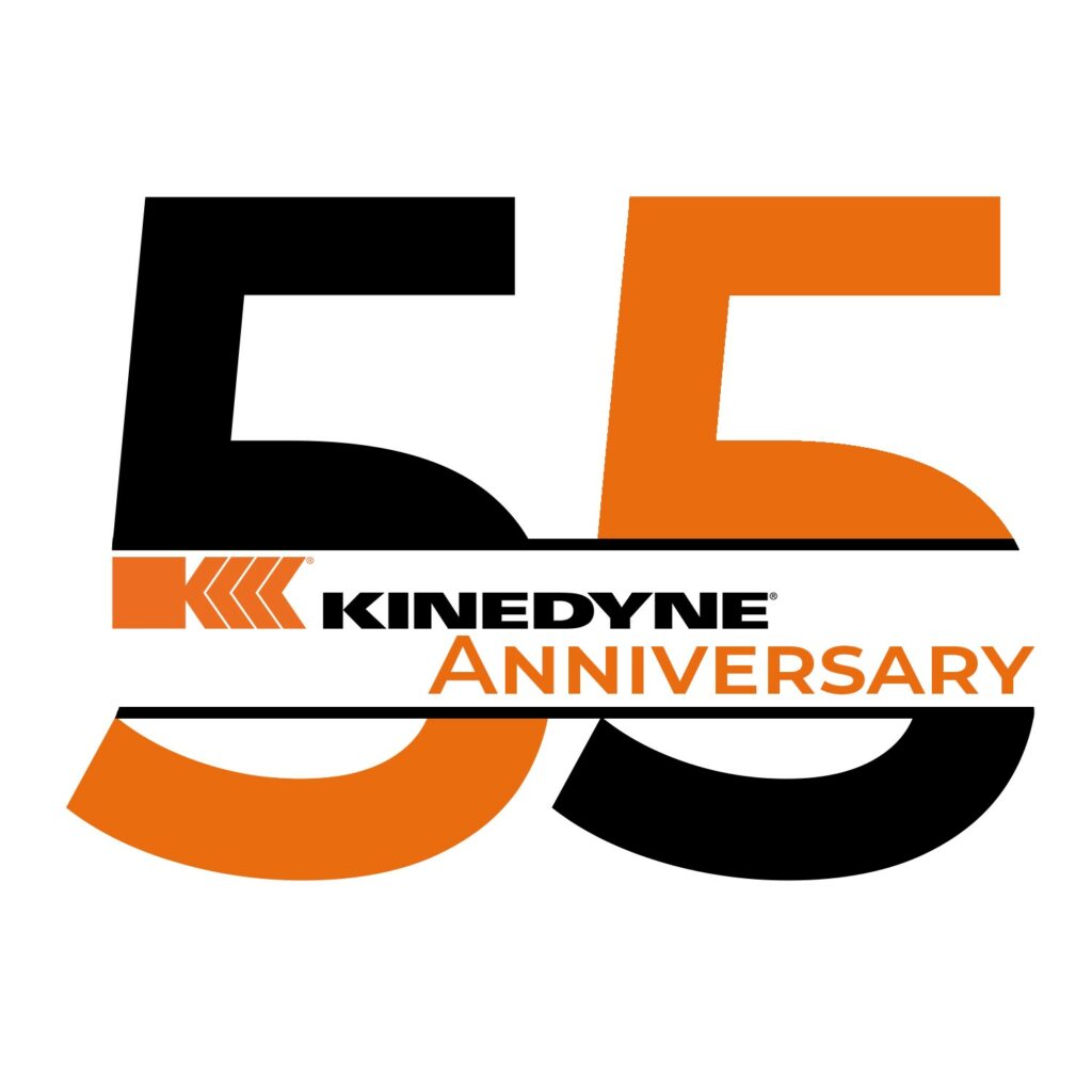 Kinedyne 55th Anniversary Logo