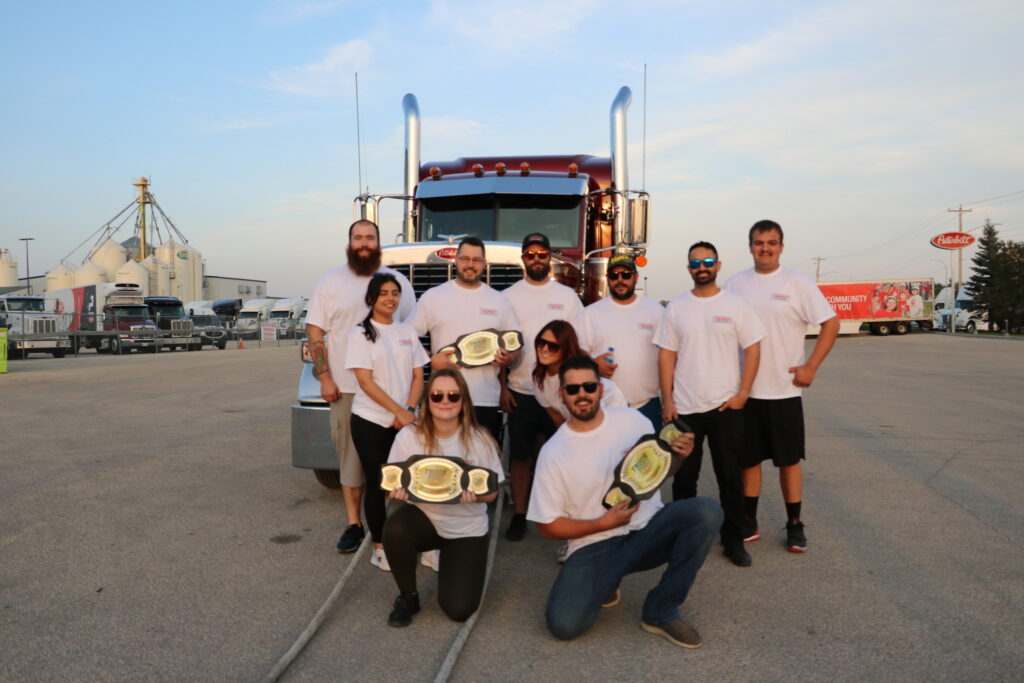 Picture of MTA truck pull winners