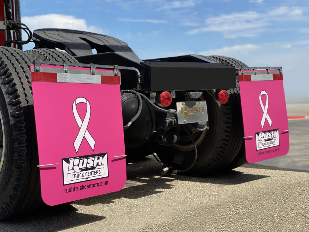 Picture of pink mudflaps