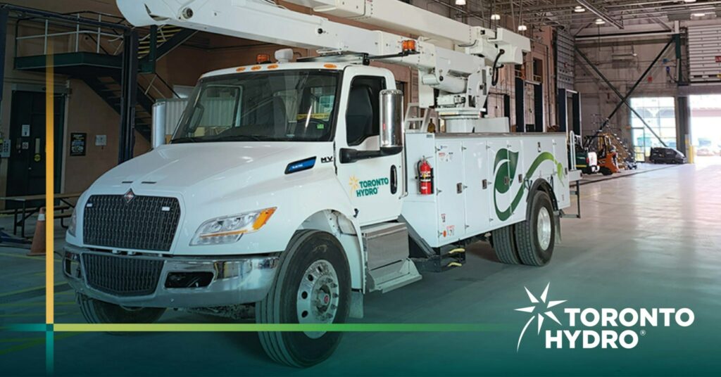 Picture of Toronto Hydro's electric truck