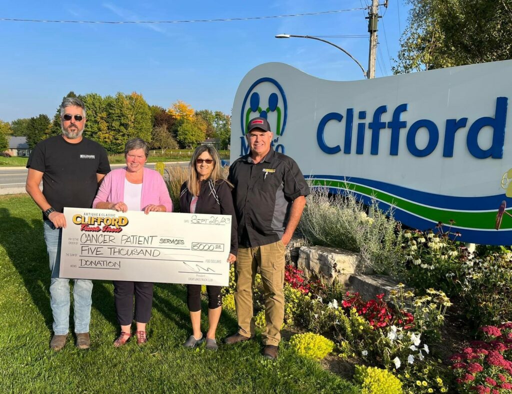 Clifford Truck Show donation