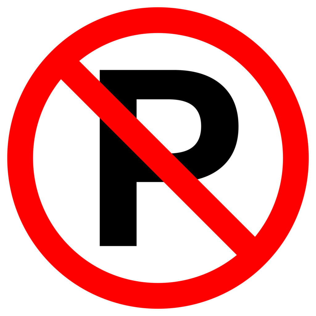 Picture of a no parking sign