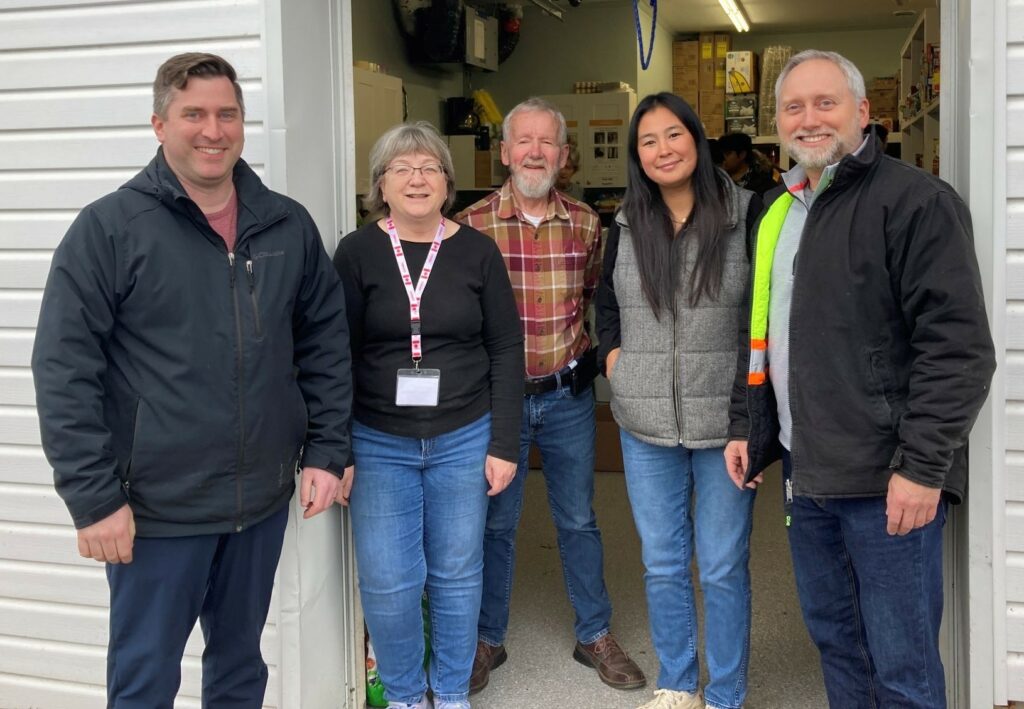 People standing in a row