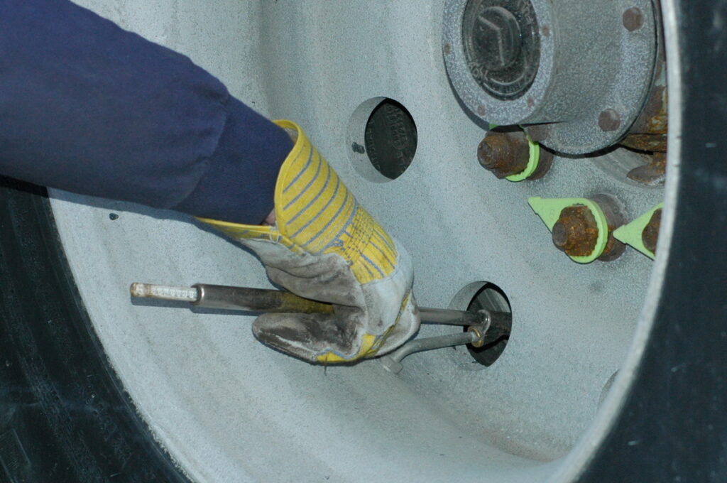 Tire pressure inspection