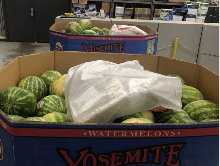 Cocaine found in watermelon pallets