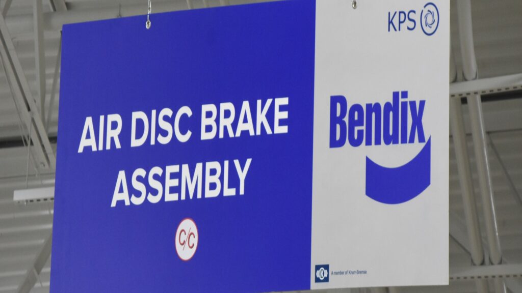 Bendix ADB assembly sign