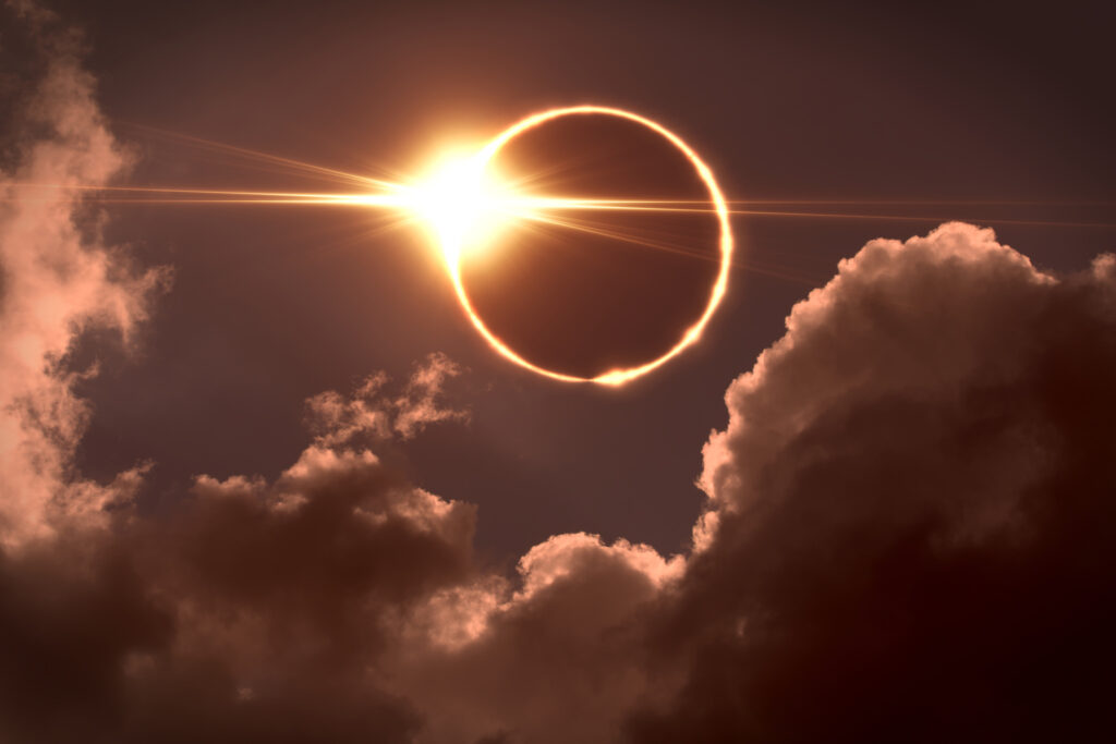 Picture of a total solar eclipse