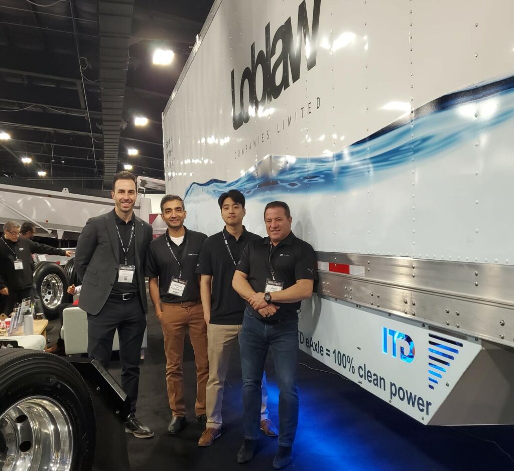 ITD electric trailer at Truck World